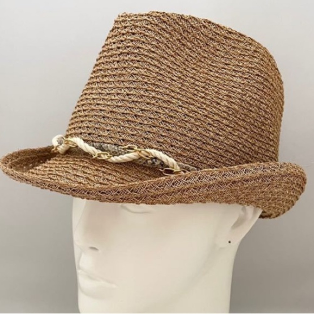 Eugenia Kim paper and cotton fedora hat